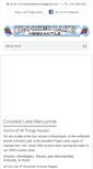 Mobile Screenshot of crookedlakemercantile.com